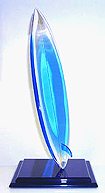 Blue Acrylic Surfboard